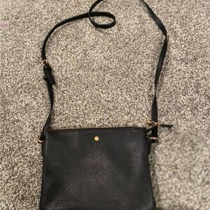 Lauren Conrad Elegant Black Crossbody Bag